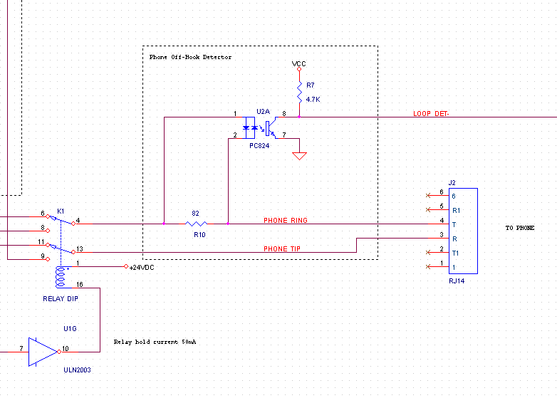 loop current detector schematic